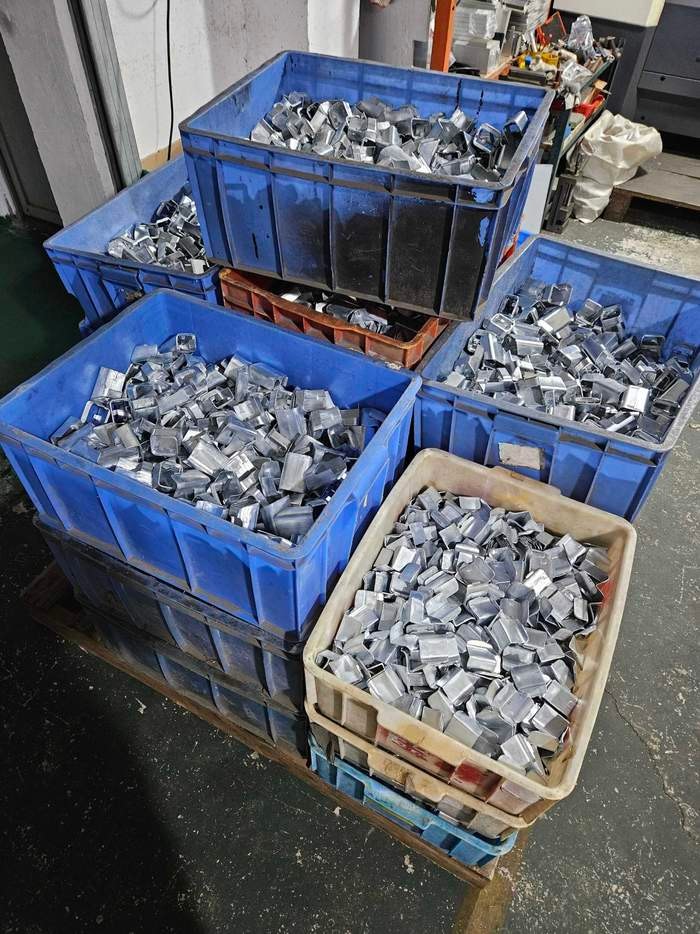 JetKVM cases before the final surface treatment step.